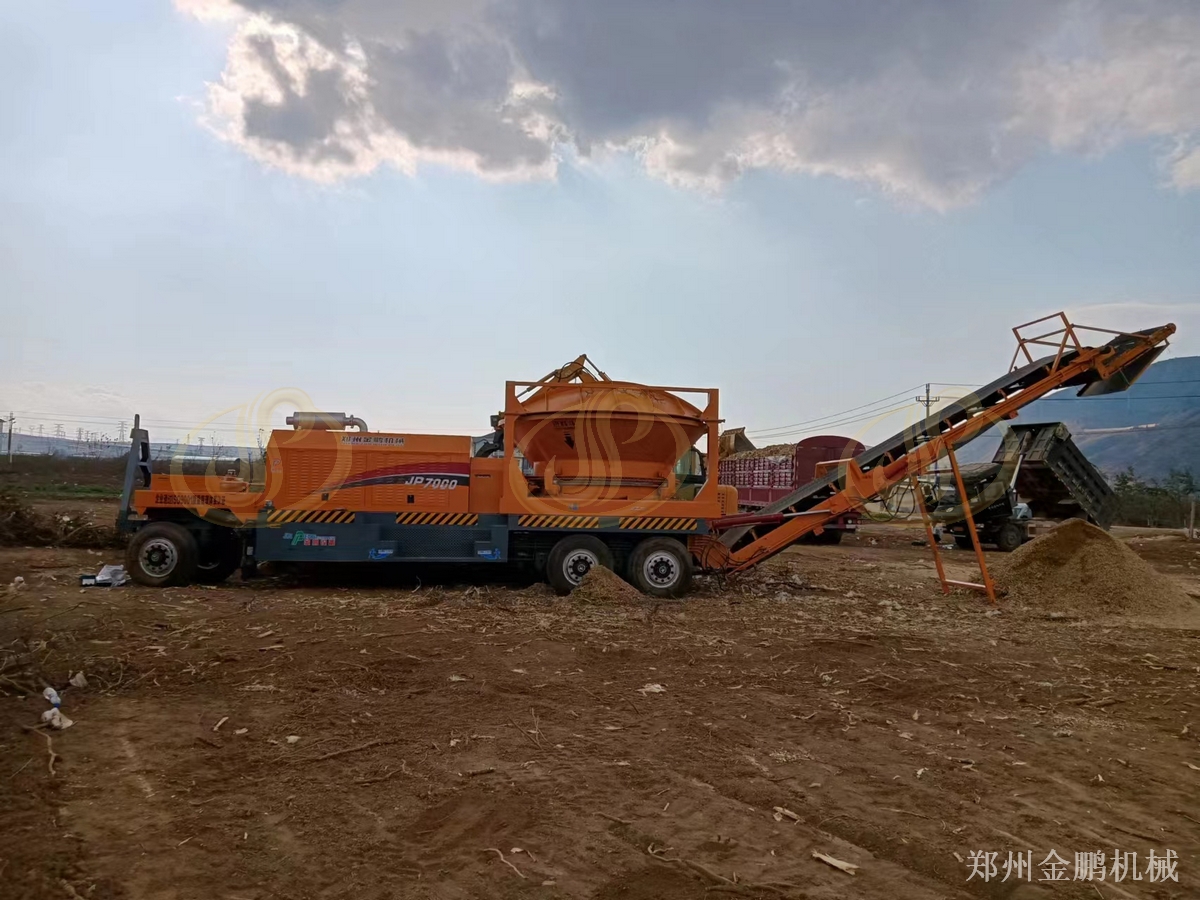 郑州金鹏杂树粉碎机圆盘结构应对硬质杂木